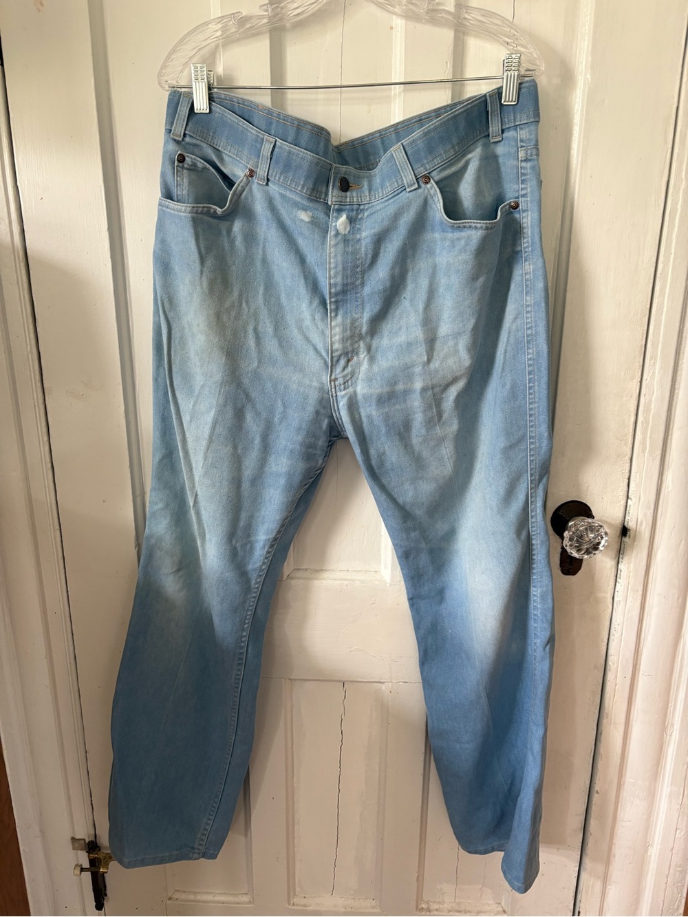 Vintage Orange Tab 1980s Levi's Light Blue Men's Jeans